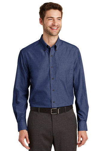 Brio Mens Shirt, Deep Blue